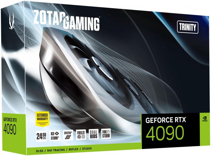 Відеокарта ZOTAC GeForce RTX 4090 24GB GDDR6X Trinity