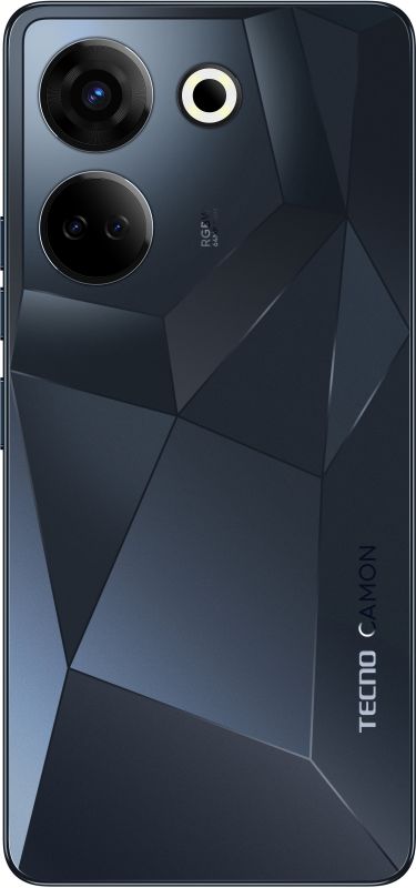 Смартфон TECNO Camon 20 Pro (CK7n) 6.67" 8/256GB, 2SIM, 5000mAh, Predawn Black