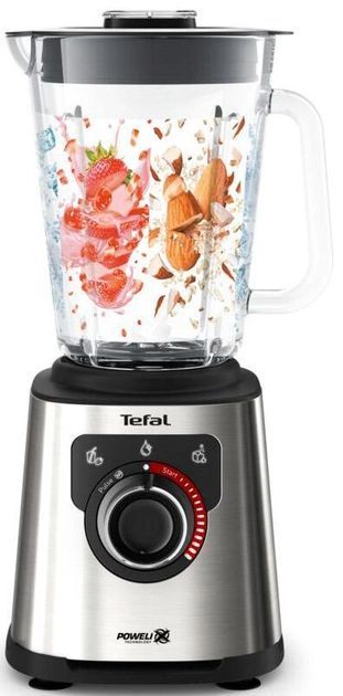 Блендер Tefal стаціонарний Perfect mix+, 1200Вт, чаша-1750мл, скло, сталь-чорний