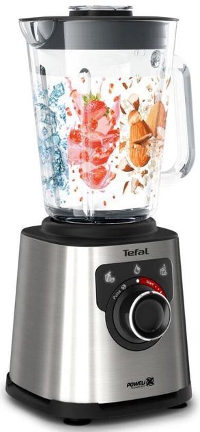 Блендер Tefal стаціонарний Perfect mix+, 1200Вт, чаша-1750мл, скло, сталь-чорний