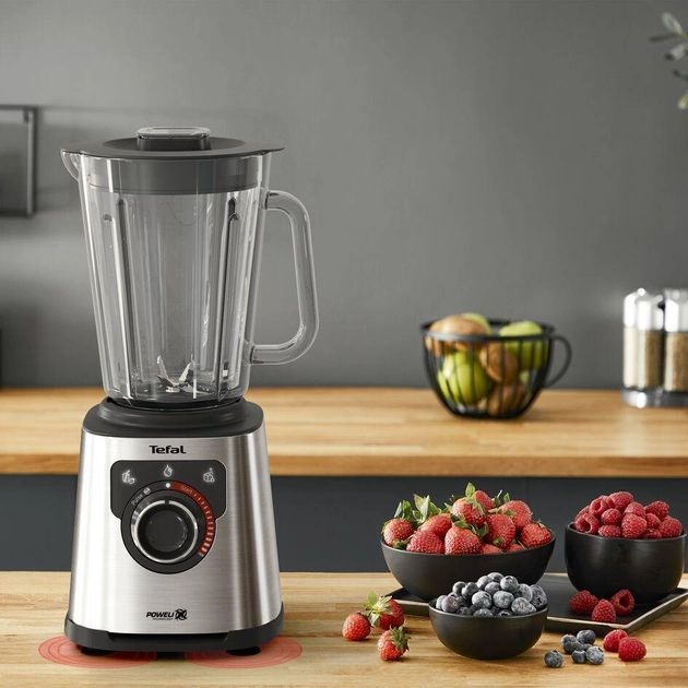 Блендер Tefal стаціонарний Perfect mix+, 1200Вт, чаша-1750мл, скло, сталь-чорний