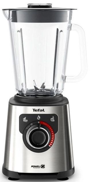 Блендер Tefal стаціонарний Perfect mix+, 1200Вт, чаша-1750мл, скло, сталь-чорний