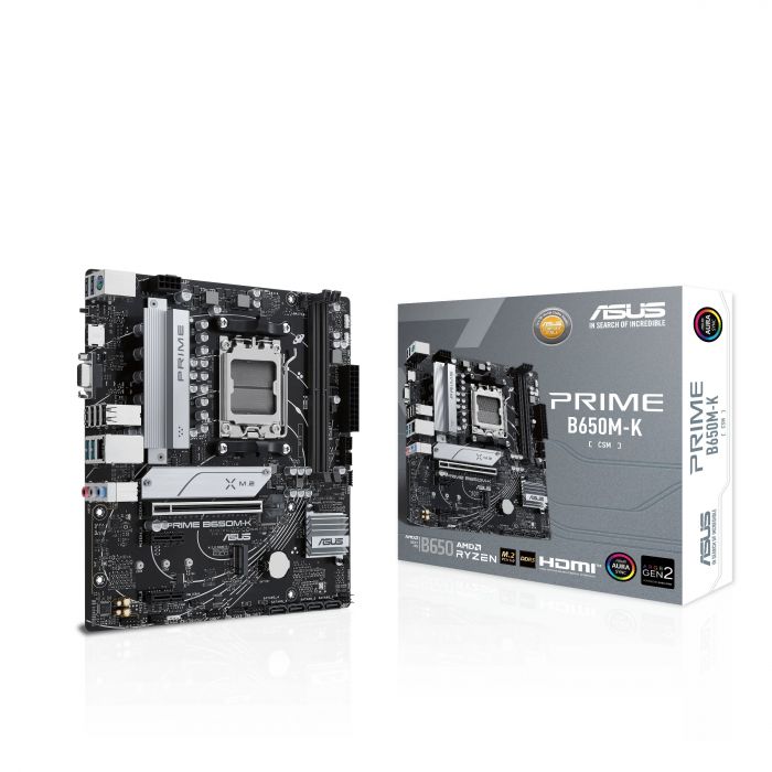 Материнcька плата ASUS PRIME B650M-K sAM5 B650 2xDDR5 M.2 HDMI D-Sub mATX