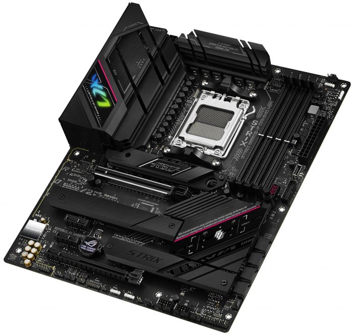 Материнcька плата ASUS ROG STRIX B650E-F GAMING WIFI sAM5 B650 4xDDR5 M.2 HDMI DP WiFi BT ATX