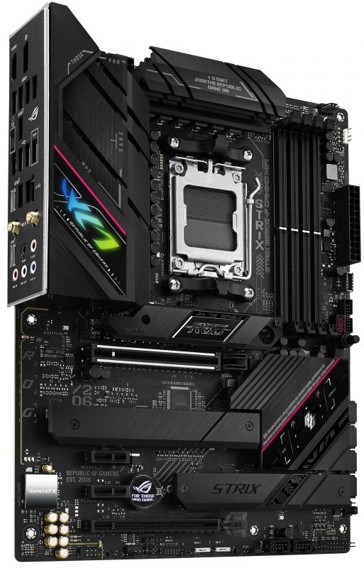 Материнcька плата ASUS ROG STRIX B650E-F GAMING WIFI sAM5 B650 4xDDR5 M.2 HDMI DP WiFi BT ATX