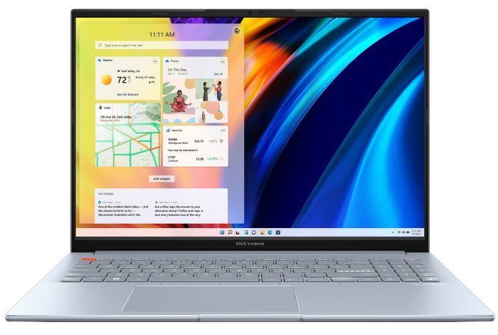 Ноутбук ASUS Vivobook S 16X S5602ZA-KV160 16" WQXGA IPS, Intel i7-12700H, 16GB, F1TB, UMA, NoOS, Сріблястий