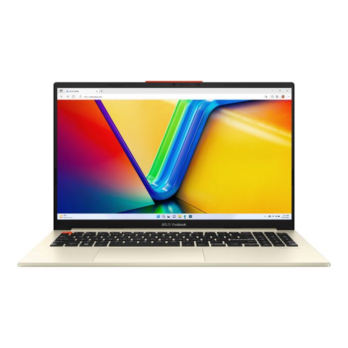 Ноутбук ASUS Vivobook S 15 K5504VN-L1026WS 15.6" FHD OLED, Intel i9-13900H, 16GB, F1TB, IntelA370M-4, Win11, Білий