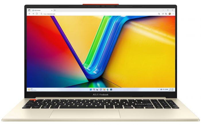 Ноутбук ASUS Vivobook S 15 K5504VN-L1026WS 15.6" FHD OLED, Intel i9-13900H, 16GB, F1TB, IntelA370M-4, Win11, Білий