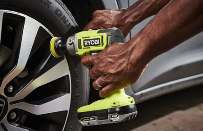 Машина полірувально-шліфувальна Ryobi RDP18-0, 18В ONE+, 76 мм, 2 режими роботи, набір аксесуарів (без АКБ та ЗУ)