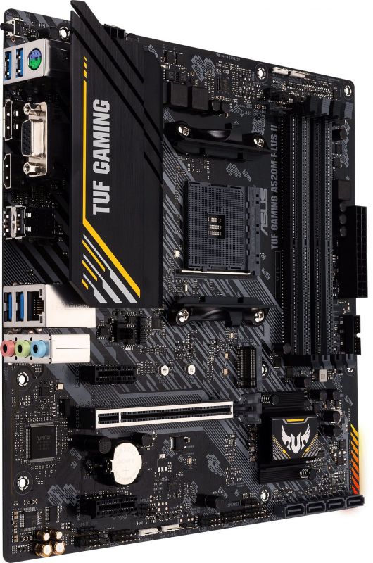 Материнcька плата ASUS TUF GAMING A520M-PLUS II sAM4 A520 4xDDR4 HDMI DVI D-Sub mATX