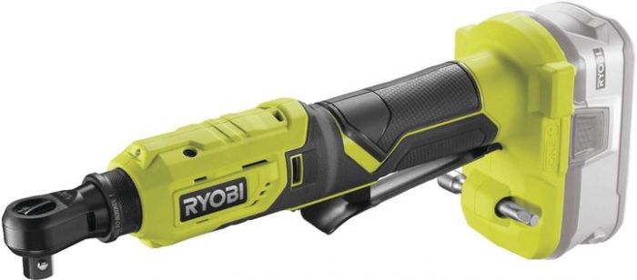 Трещітка акумуляторна RYOBI R18RW2-0, ONE+ 18В, квадрат 1/4", 60Нм, 4 положення головки (без АКБ та ЗУ)