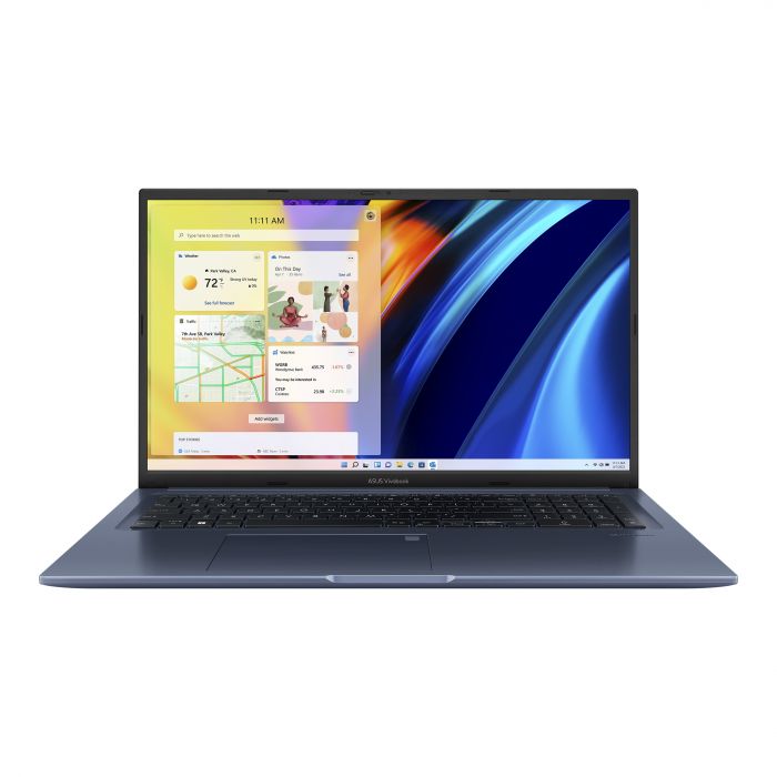 Ноутбук ASUS Vivobook 17X K1703ZA-AU141 17.3" FHD IPS, Intel i5-12500H, 16GB, F1TB, UMA, NoOS, Голубий