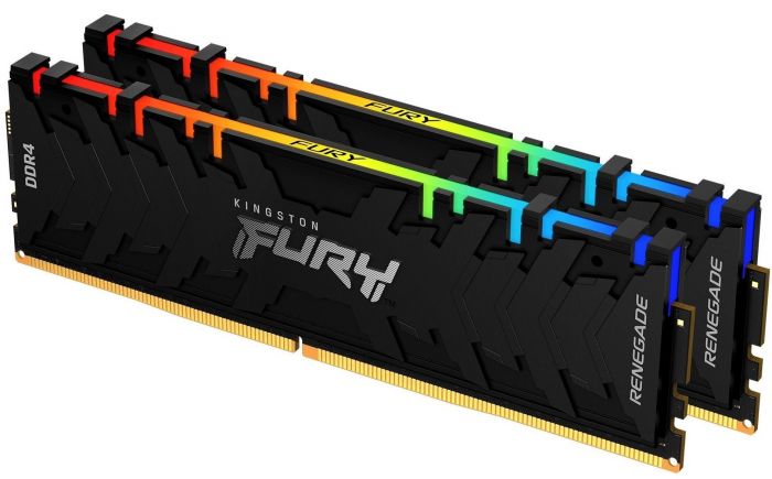 Пам'ять ПК Kingston DDR4 32GB KIT (16GBx2) 3600 FURY Renegade RGB