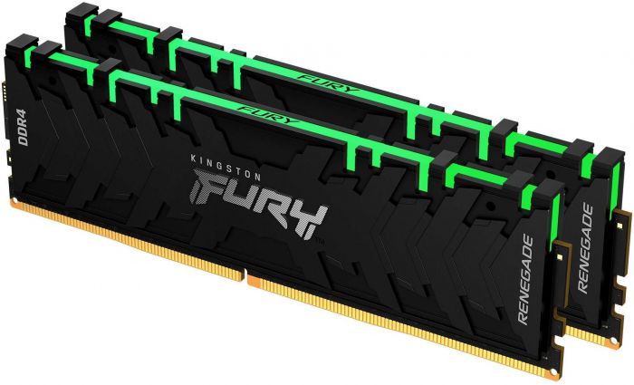 Пам'ять ПК Kingston DDR4 32GB KIT (16GBx2) 3600 FURY Renegade RGB