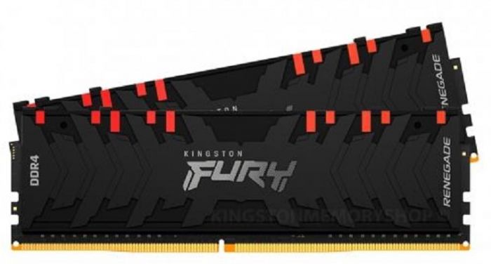 Пам'ять ПК Kingston DDR4 32GB KIT (16GBx2) 3600 FURY Renegade RGB