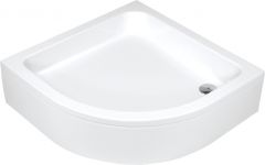 Піддон душовий Deante Plus II акриловий, напівкруглий, 80см, білий