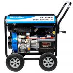 Генератор дизельний EnerSol, 230В, макс 5.0 кВт, електростарт, однофазний, 221кг