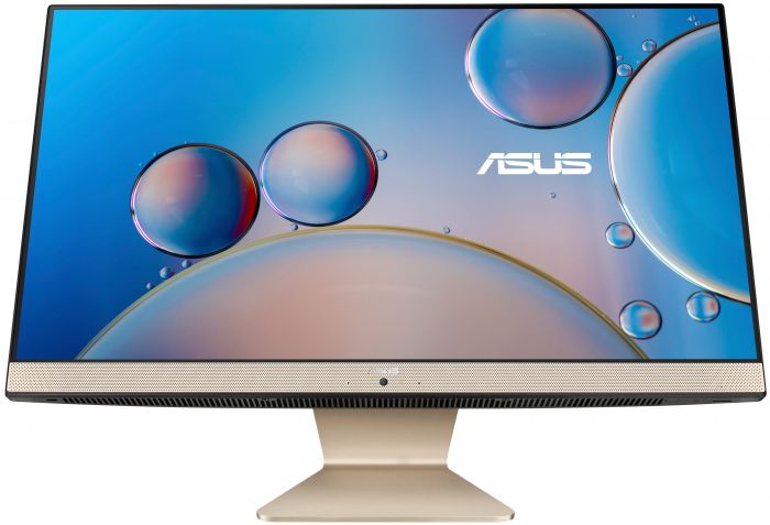 Персональний комп'ютер моноблок ASUS M3400WYAK-BA027M 23.8" FHD AG, AMD R7-5825U, 8GB, F512GB, UMA, WiFi, кл+м, без ОС, золотистий