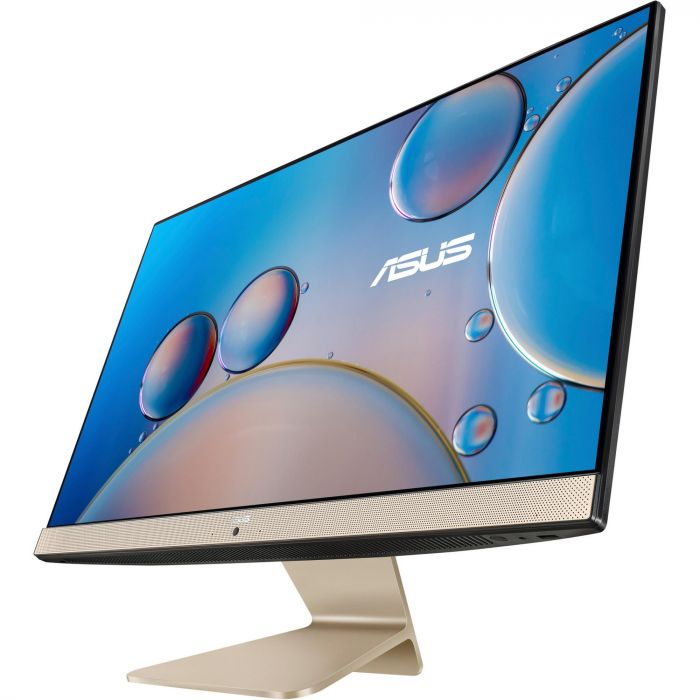 Персональний комп'ютер моноблок ASUS M3700WYAK-BA009M 27" FHD AG, AMD R5-5625U, 16GB, F512GB, UMA, WiFi,  кл+м, без ОС, золотистий