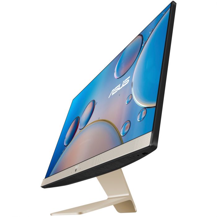 Персональний комп'ютер моноблок ASUS M3700WYAK-BA009M 27" FHD AG, AMD R5-5625U, 16GB, F512GB, UMA, WiFi,  кл+м, без ОС, золотистий