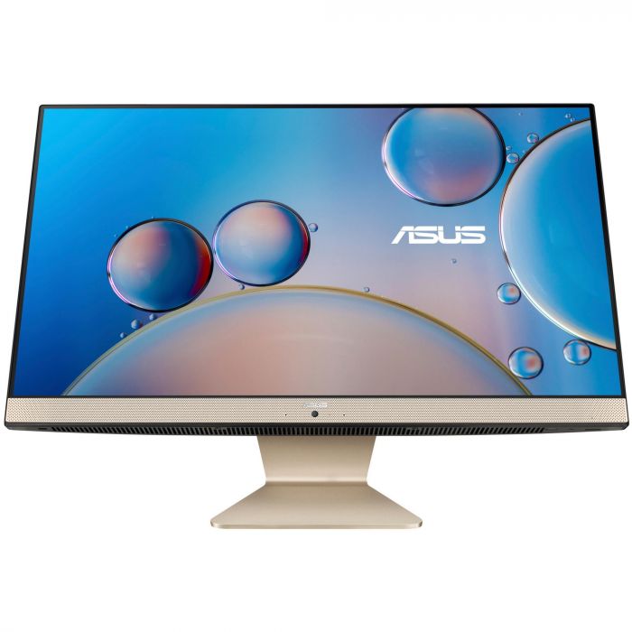 Персональний комп'ютер моноблок ASUS M3700WYAK-BA009M 27" FHD AG, AMD R5-5625U, 16GB, F512GB, UMA, WiFi,  кл+м, без ОС, золотистий