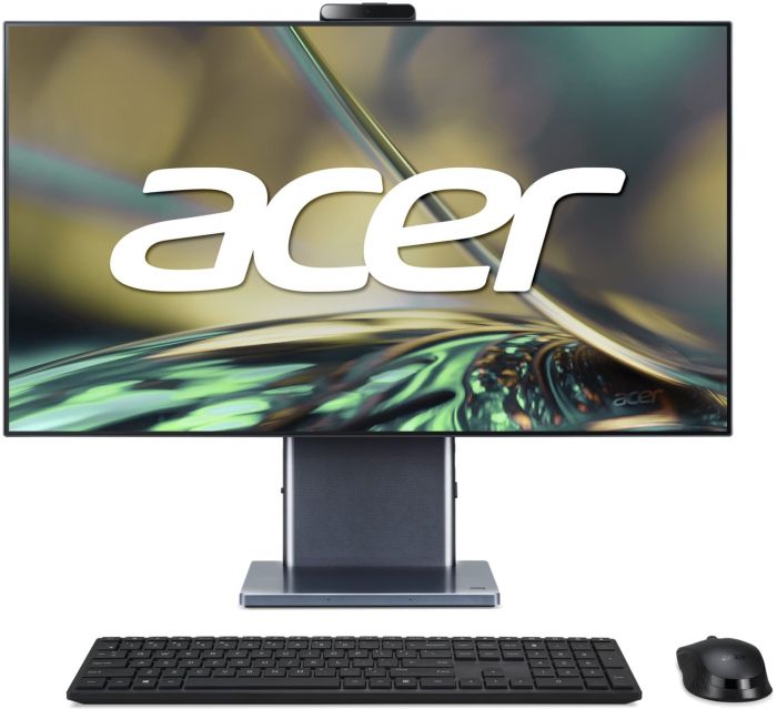 Персональний комп'ютер моноблок Acer Aspire S27-1755 27" QHD, Intel i5-1240P, 16GB, F512GB, UMA, WiFi, кл+м, Lin, чорний