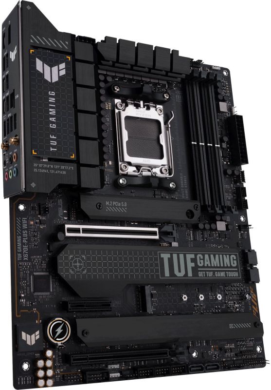 Материнcька плата ASUS TUF GAMING X670E-PLUS WIFI sAM5 X670 4xDDR5 M.2 HDMI DP WiFi BT ATX