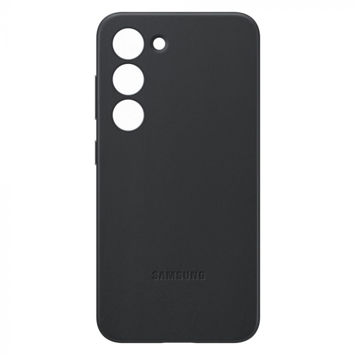 Чохол Samsung Leather Case для смартфона Galaxy S23 (S911) Black