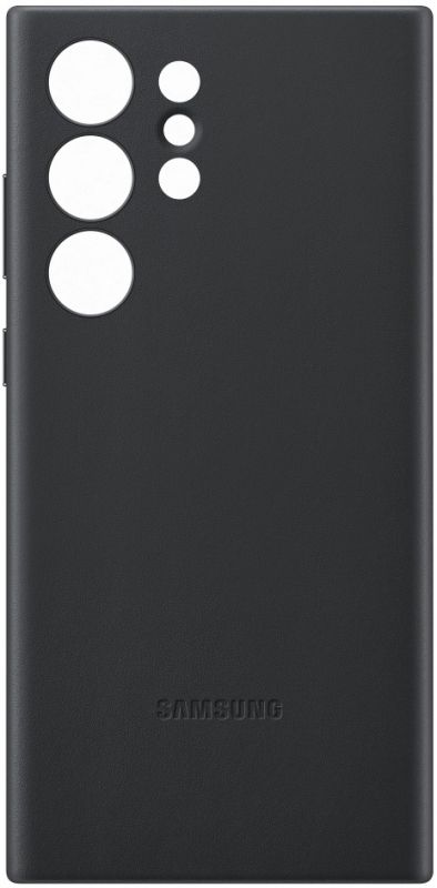 Чохол Samsung Leather Case для смартфона Galaxy S23 Ultra (S918) Black