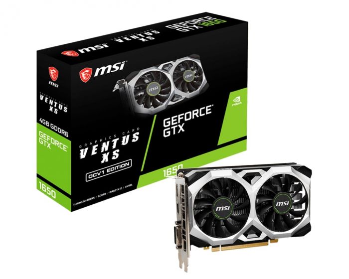 Відеокарта MSI GeForce GTX 1650 4GB GDDR6 D6 VENTUS XS OCV1