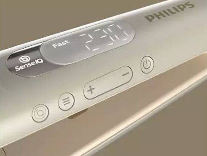 Випрямляч Philips SenseIQ Series 8000, 1800Вт, темп.режимів-14, 120-230С, іонізація, кераміка, золотий