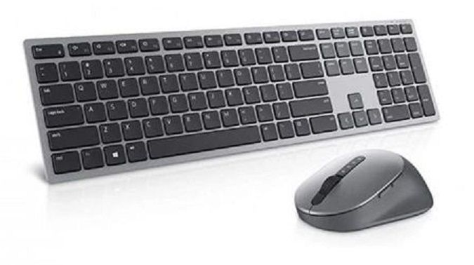 Комплект Dell Premier Multi-Device Wireless Keyboard and Mouse - KM7321W - Ukrainian (QWERTY)