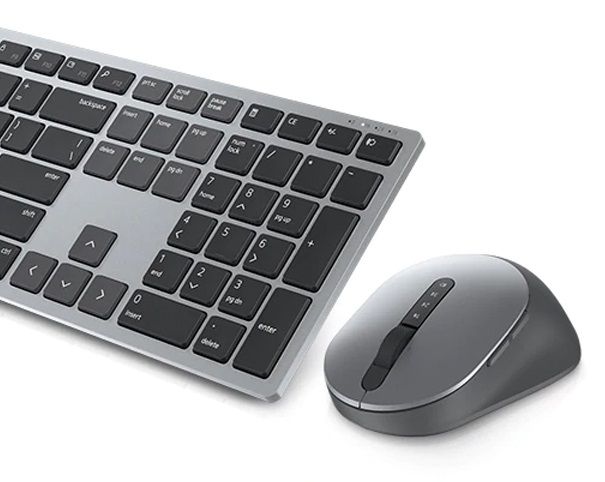 Комплект Dell Premier Multi-Device Wireless Keyboard and Mouse - KM7321W - Ukrainian (QWERTY)