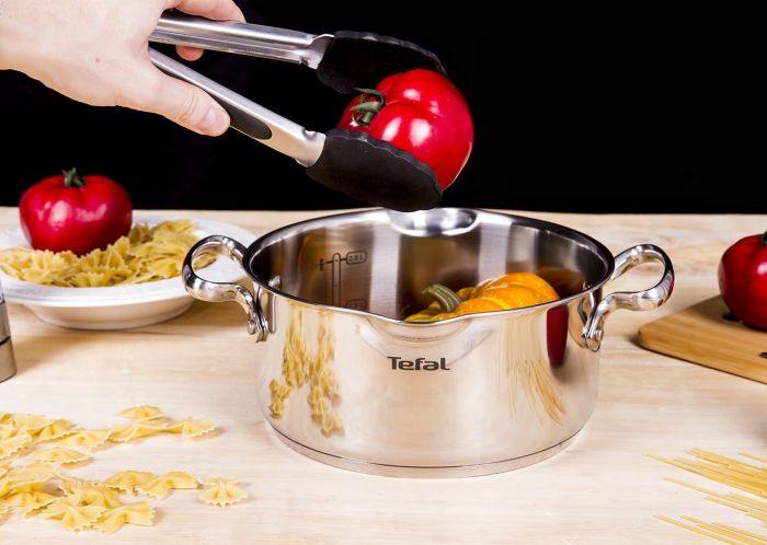 Коструля з кришкою Tefal DUETTO+, діаметр 20 см, нержавіюча сталь , об'єм 2,9 л.