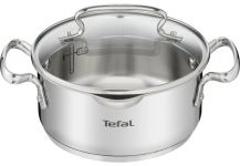 Каструля з кришкою, Tefal DUETTO+, 18 см, 2л, нержавіюча сталь