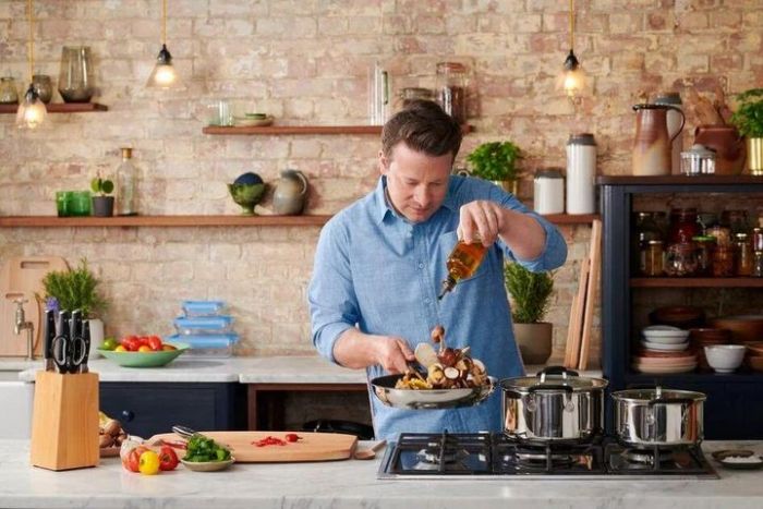 Ківш 18 см (2,2 л) Tefal Jamie Oliver Home Cook, нержавіюча сталь