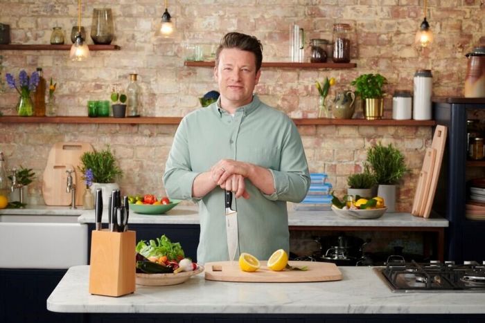 Ніж шеф-кухаря Tefal Jamie Oliver, довжина леза 20 см, нержавіюча сталь