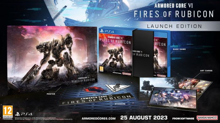 Гра консольна PS4 Armored Core VI: Fires of Rubicon - Launch Edition, BD диск