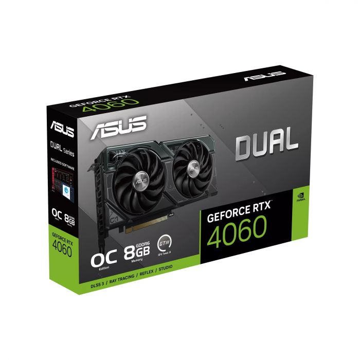 Відеокарта ASUS GeForce RTX 4060 8GB GDDR6 DUAL OC DUAL-RTX4060-O8G