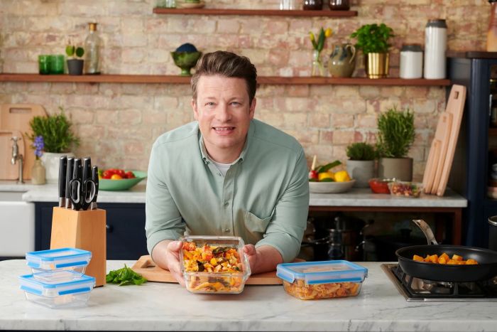 Сковорідка ВОК Tefal Jamie Oliver Home Cook, 28 см, нержавіюча сталь, БЕЗ кришки