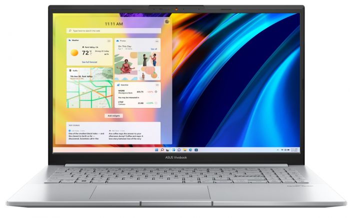 Ноутбук ASUS Vivobook Pro 15 M6500QB-L1011 15.6" FHD OLED, AMD R5-5600H, 16GB, F512GB, NVD550-4, NoOS, Сріблястий