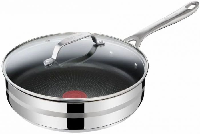 Набір посуду Tefal Jamie Oliver Cook Smart 8 предметів, нержавіюча сталь, з кришкою, 16 см, 24 см, 25 см, 24 см, 28 см