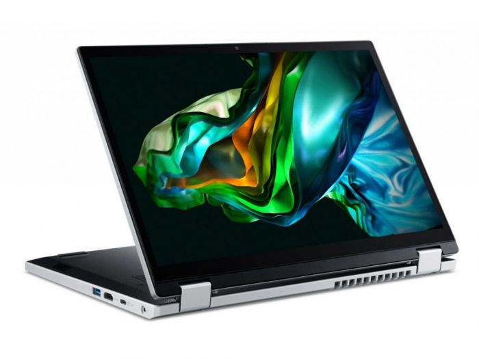 Ноутбук Acer Aspire 3 Spin 14  A3SP14-31PT 14" WUXGA IPS Touch, Intel i3-N305, 8GB, F256GB, UMA, Lin, сріблястий