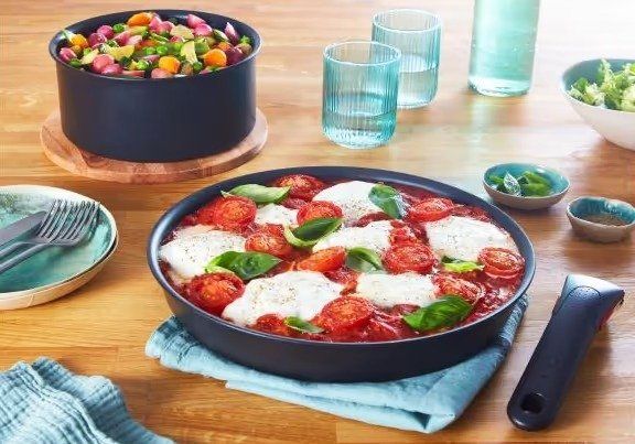 Набір посуду Tefal Ingenio Daily Chef 8 предметів, алюміній, кришка, змінна ручка