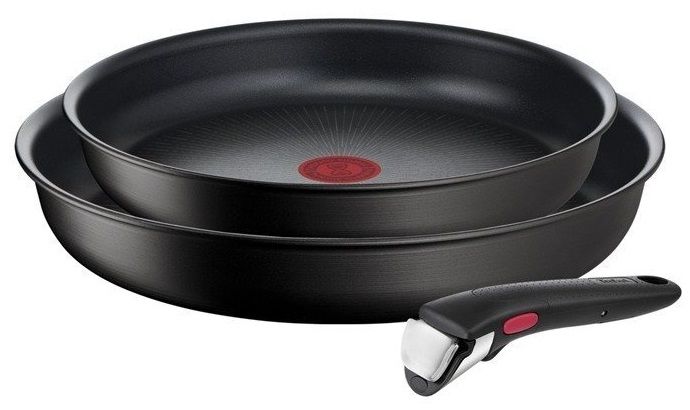 Набір посуду Tefal Ingenio Easy Cook & Clean 3 предмети, 22 см, 26 см, змінна ручка