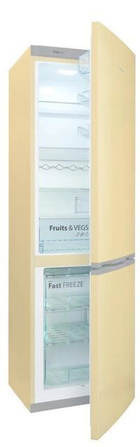 Холодильник Snaige з нижн. мороз., 194.5x60х65, холод.відд.-233л, мороз.відд.-88л, 2дв., A++, ST, бежевий