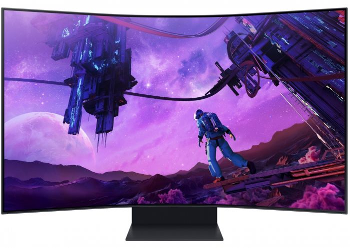 Монітор Samsung 55" Odyssey Ark 4xHDMI, USB, VA, 3840x2160, 32:9, 165Hz, 1ms, CURVED