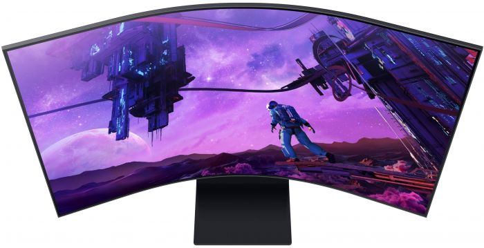 Монітор Samsung 55" Odyssey Ark 4xHDMI, USB, VA, 3840x2160, 32:9, 165Hz, 1ms, CURVED