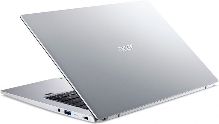 Ноутбук Acer Swift 1 SF114-34 14" FHD IPS, Intel C N4500, 8GB, F128GB, UMA, Lin, сріблястий