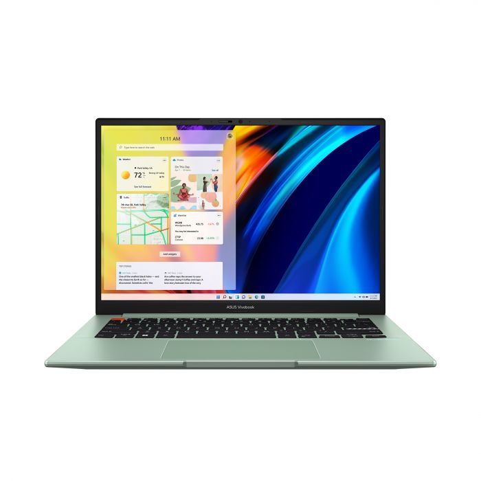 Ноутбук ASUS Vivobook S 15 M3502QA-BQ213 15.6" FHD IPS, AMD R5-5600H, 16GB, F512GB, UMA, NoOS, Зелений